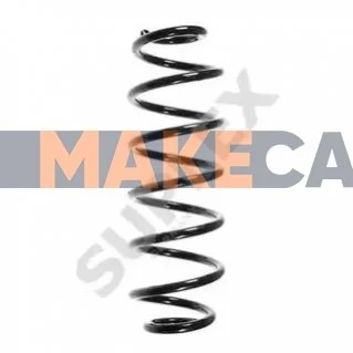 VW Пружина задняя L=343mm Bora,Skoda Octavia II,Rapid (серебр./зелен.) для SUPLEX 39192 фото товару