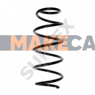 <strong>VW Пружина передняя L=348mm Polo,Skoda Fabia I,II,Roomster 00- (красн./желт.) SUPLEX 39250 (фото 1)</strong>