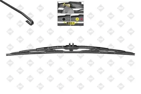 Склоочисник для Peugeot, Ford, Fiat, Audi, Renault SWF 116141 фото товару