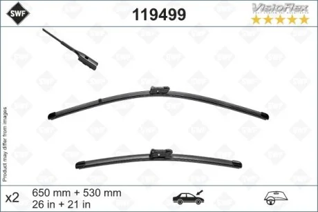 Щітка склоочисника для Porsche, Volkswagen SWF 119499 фото товару