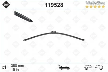 Щітка склоочисника для Audi, BMW, Land Rover, Seat, Mercedes SWF 119528 фото товару