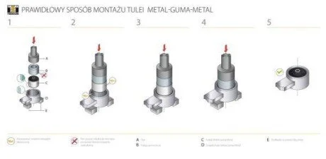 Сайлентблок заднього важеля для TEDGUM 00138256 фото товару