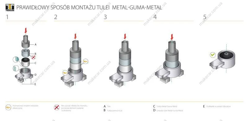 <strong>Сайлентблок важеля TEDGUM TED42099 (фото 1)</strong>