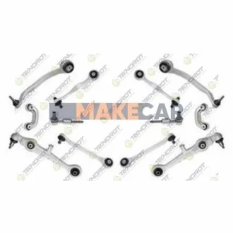 VW К-кт рычагов+тяги стаб.+наконечн.(конус 20mm) Passat,Audi A4/A8 1.8/6.0 94- (A-511,A-514/A-515,A-516/A-4517,A-518/A-519,A-520,A-528/A-529 для TEKNOROT A-153 фото товару