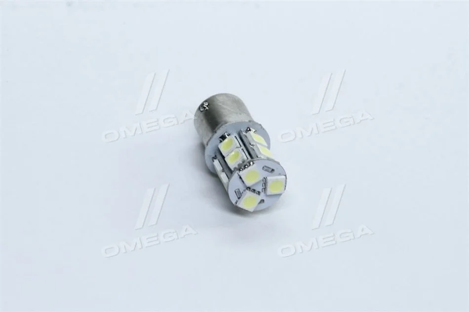 <strong>Лампа LED вказівників поворотів і стоп-сигналів (13SMD) BA15S 12V WHITE <> TEMPEST Tmp-01S25-12V (фото 1)</strong>