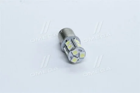 Лампа LED вказівників поворотів і стоп-сигналів (13SMD) BA15S 12V WHITE <> для Mercedes, Toyota, Subaru, Audi, Peugeot TEMPEST Tmp-01S25-12V фото товару