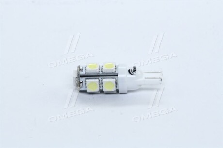 Лампа LED б / ц габарит і панель приладів T10 9SMD W5W 12V WHITE <> TEMPEST Tmp-15T10-12V фото товара