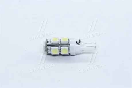 Лампа LED б / ц габарит і панель приладів T10 9SMD W5W 12V WHITE <> для TEMPEST Tmp-15T10-12V фото товару