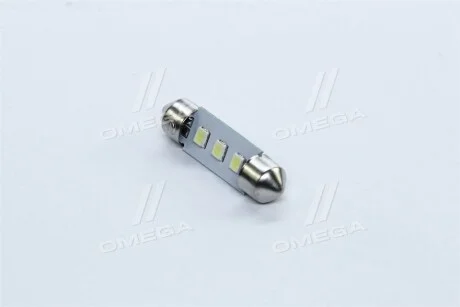 Лампа LED Софітні C5W 12V Т11x36-S8.5 (3SMD, розмір 3528) білий <> для TEMPEST Tmp-21T11-12V фото товару