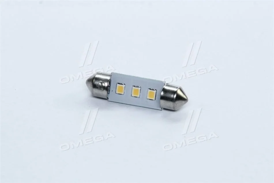 <strong>Лампа LED Софітні C5W 12V Т11x36-S8.5 (3SMD, розмір 3528) WARM WHITE <> TEMPEST Tmp-22T11-12V (фото 1)</strong>