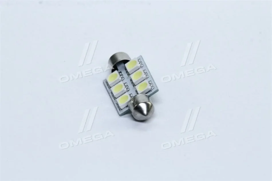 <strong>Лампа LED Софітні C5W 12V T11x39-S8.5 (6SMD, розмір 5050) білий <> TEMPEST Tmp-25T11-12V (фото 1)</strong>