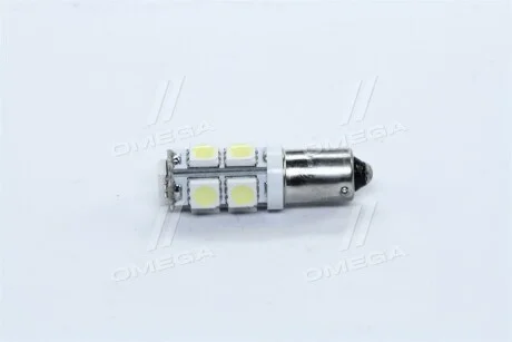 Лампа LED габарит, посветка панелі приладів T8-03 9SMD (розмір 5050) T4W (BA9s) білий 24V <> для TEMPEST Tmp-34T8-24V фото товару