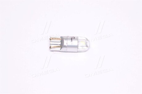 Лампа LED б/ц габарит,панель приладів, салон 12V T10 (W5W) w2.1x9.5d 2SMD N.P WHITE <> TEMPEST Tmp-L11203HW фото товара