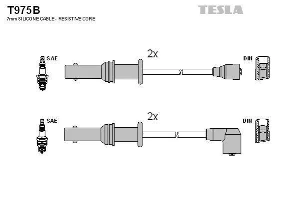 <strong>Комплект кабелей высоковольтных TESLA T975B (фото 1)</strong>