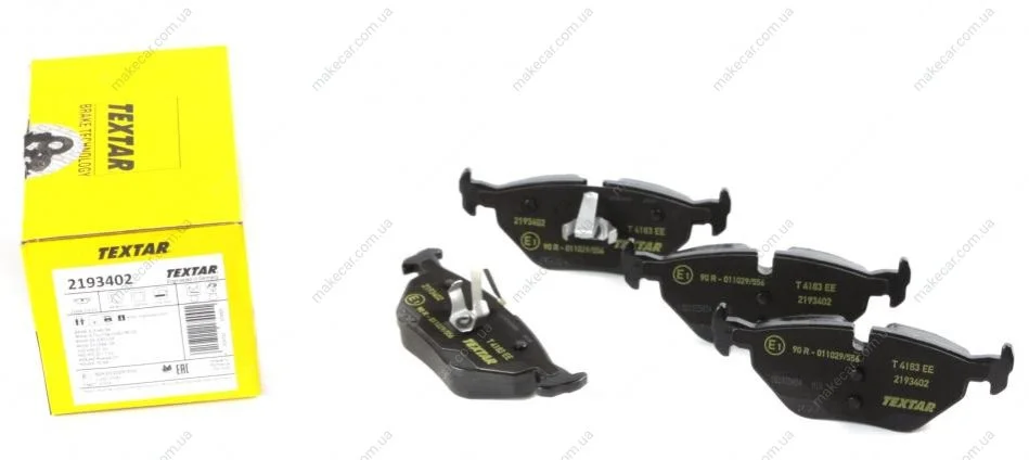 <strong>Тормозные колодки дисковые TEXTAR 2193402 (фото 1)</strong>