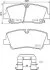 <strong>Комплект гальмівних колодок задн, HYUNDAI H350 2.5D 04.15- TEXTAR 2241801 (фото 1)</strong>