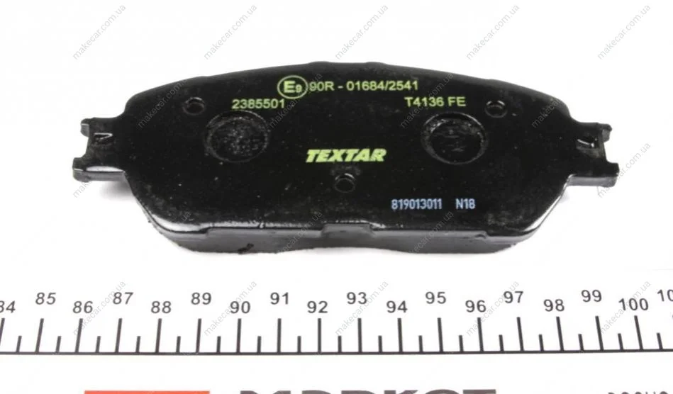 <strong>Гальмівні колодки дискові TEXTAR 2385501 (фото 1)</strong>