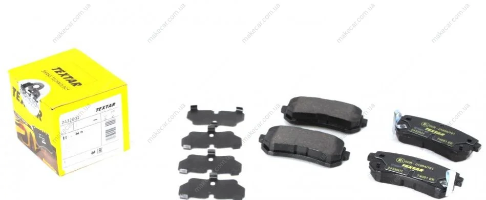 <strong>Тормозные колодки дисковые TEXTAR 2432001 (фото 1)</strong>