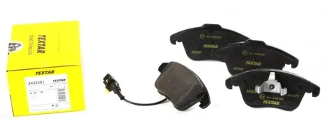 Гальмівні колодки дискові для Volkswagen, Audi, Seat TEXTAR 2433301 фото товару