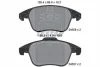 <strong>Комплект гальмівних колодок передн, DS DS 3 / DS 3, DS 4, DS 5 CITROEN C4 GRAND PICASSO I, C4 II, C4 III, C4 PICASSO I, DS4, DS5 OPEL CORSA F, MOKKA PEUGEOT 2008 II, 207 1.2-Electric 10.06- TEXTAR 2455801 (фото 1)</strong>