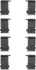 <strong>Монтажний к-т гальм. колодок DAIHATSU/MITSUBISHI Terios/Galant/Lancer "F "95>> TEXTAR 82031200 (фото 1)</strong>