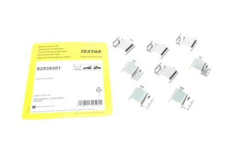 Монтажний компл.,гальм.колодки для Opel, Nissan, Renault, Mercedes TEXTAR 82539301 фото товару