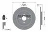 <strong>Диск гальмівний задн лів/прав (без маточини) TOYOTA YARIS, YARIS / VIOS 1.0-1.8 01.05-06.20 TEXTAR 92161900 (фото 1)</strong>