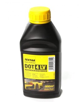 Гальмівна рідина DOT4 LV 1/2L TEXTAR 95006100 фото товара