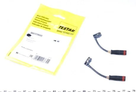 Гальмівні аксесуари для Mercedes, Volkswagen TEXTAR 98033800 фото товару
