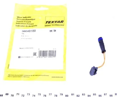 Гальмівні аксесуари для Mercedes TEXTAR 98040100 фото товару