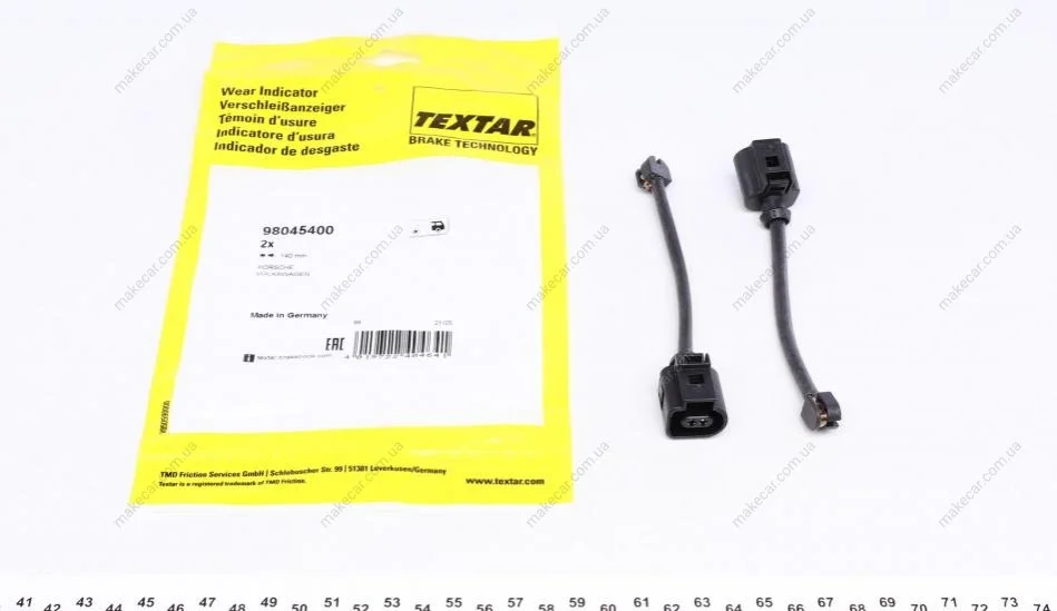 <strong>Гальмівні аксесуари TEXTAR 98045400 (фото 1)</strong>