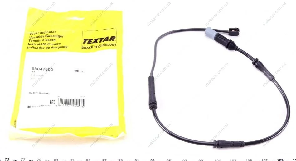 <strong>Гальмівні аксесуари TEXTAR 98047500 (фото 1)</strong>