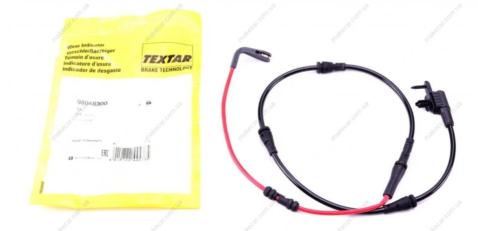 <strong>Датчик зносу гальмівних колодок TEXTAR 98048300 (фото 1)</strong>
