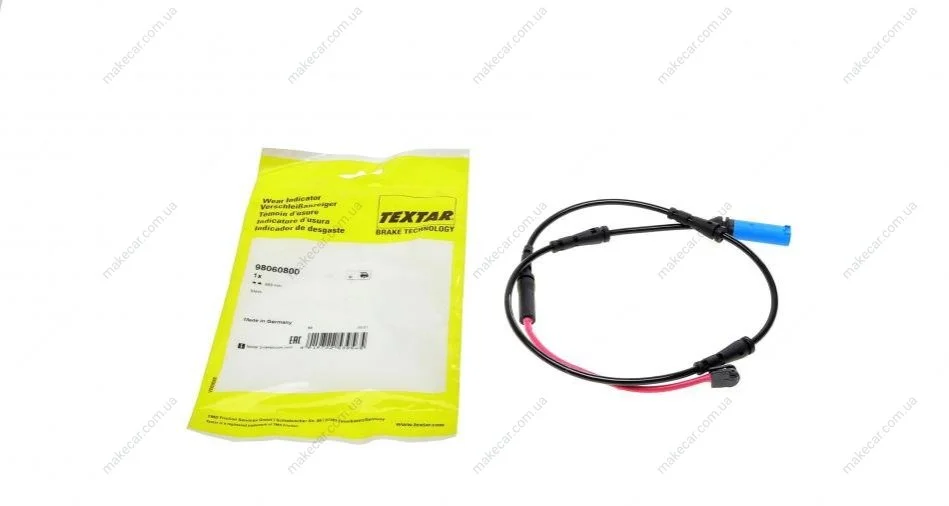 <strong>Датчик зносу гальмівних колодок TEXTAR 98060800 (фото 1)</strong>