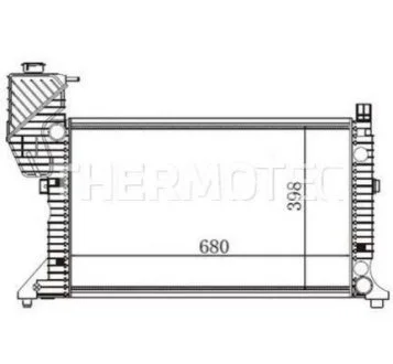 Радіатор для Mercedes THERMOTEC D7M004TT фото товару