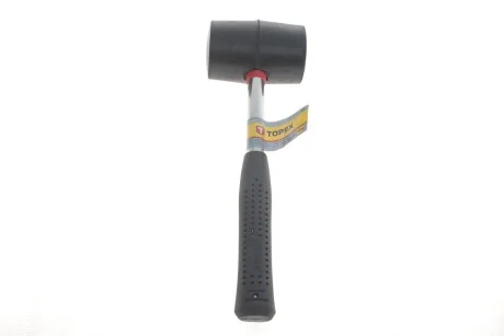 Киянка гумова 450 г, металева рукоятка для Topex 02A305 фото товару