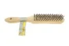 <strong>Щітка дротяна, 5 рядів, дерев\'яна рукоятка Topex 14A615 (фото 1)</strong>
