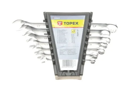 Набір ключів комбінованих для Topex 35D379 фото товару