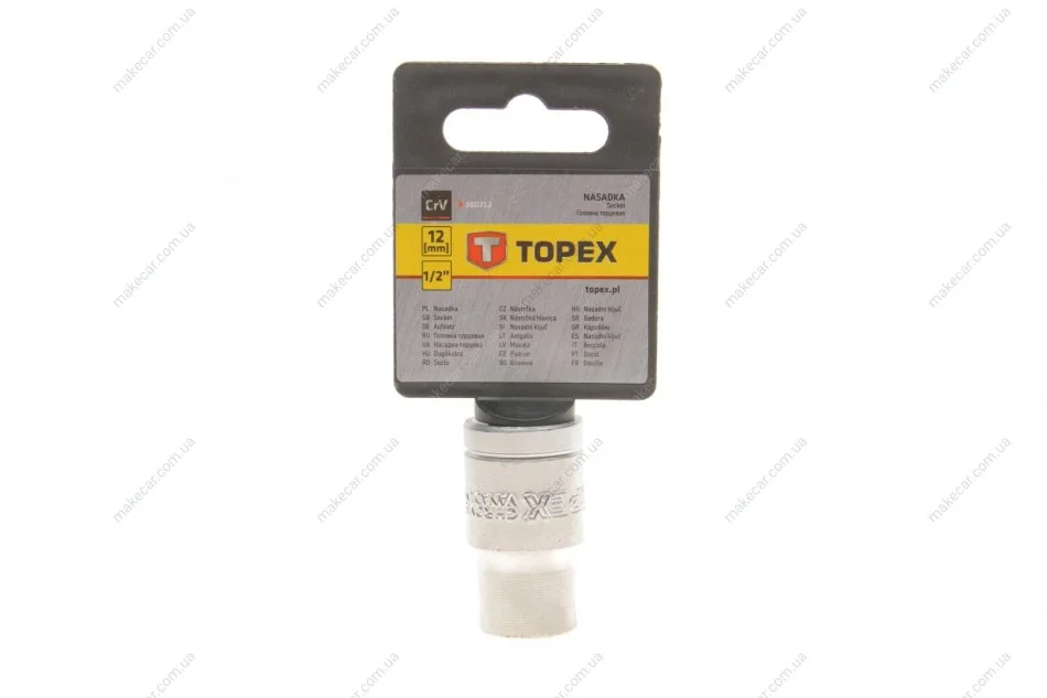 <strong>Головка змінна 6-гранна 1/2", 12 мм Topex 38D712 (фото 1)</strong>