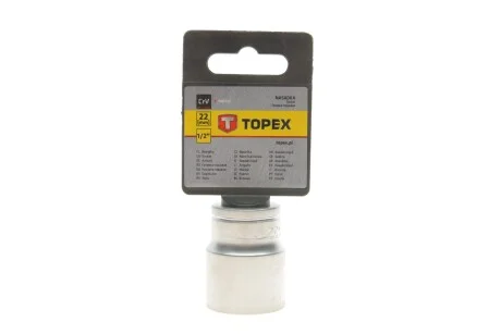 Головка змінна 6-гранна 1/2", 22 мм для Topex 38D722 фото товару