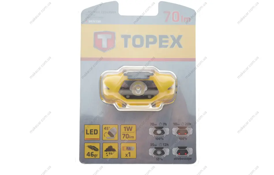 <strong>Ліхтар Topex 94W390 (фото 1)</strong>