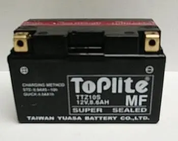 <strong>12V,8,6Ah,д. 150, ш. 87, в.93, електроліт в к-ті, вага 3,1 кг CCA 190 TOPLITE TTZ10S (фото 1)</strong>