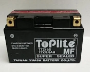 12V,8,6Ah,д. 150, ш. 87, в.93, електроліт в к-ті, вага 3,1 кг CCA 190 для TOPLITE TTZ10S фото товару