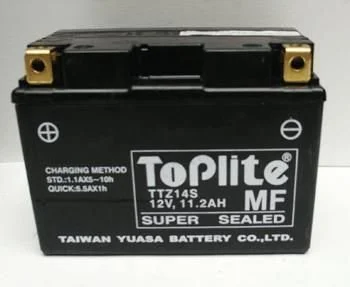 12V,11,2Ah,д. 150, ш. 87, в.110, електроліт в к-ті, вага 3,9 кг EN 230 для TOPLITE TTZ14S фото товару