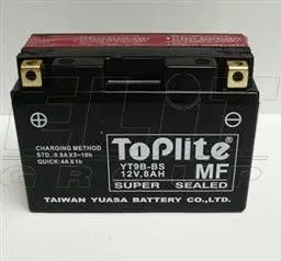 <strong>12V 8Ah,д. 150, ш. 70, в.105, електроліт в к-ті, вага 3,5 кг TOPLITE YT9B-BS (фото 1)</strong>