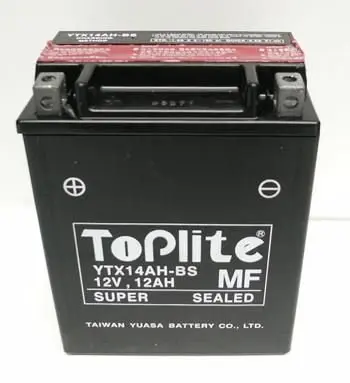 <strong>12V,12Ah,д. 134, ш. 89, в.166, електроліт в к-ті, вага 7,7 кг TOPLITE YTX14AH-BS (фото 1)</strong>