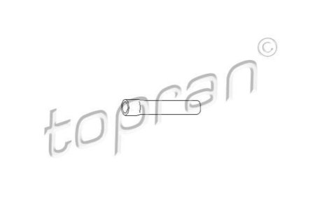 Патрубок системы охлаждения TOPRAN / HANS PRIES 101 035 (фото 1)