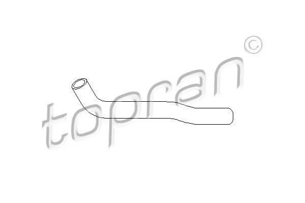 <strong>Шланг радіатора TOPRAN 101452 (фото 1)</strong>