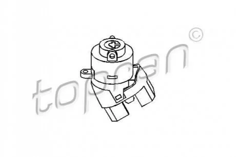 Контактна група замка запалювання для Volkswagen, Seat, Geely, Hyundai, Renault TOPRAN 103561 фото товару