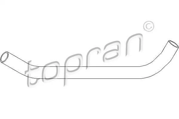 <strong>Шланг радіатора TOPRAN 104205 (фото 1)</strong>